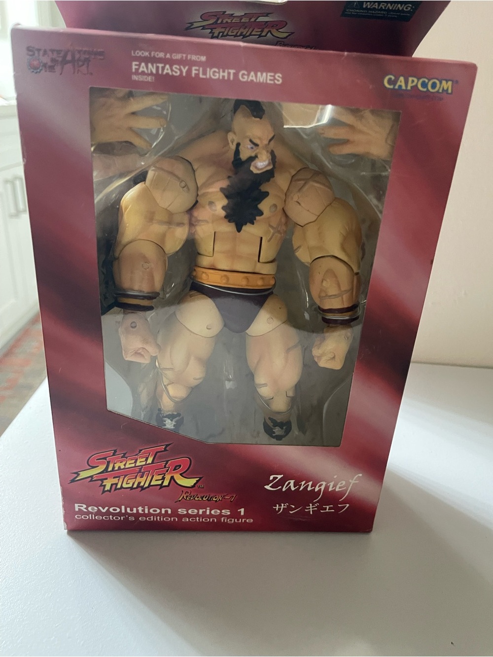 Street Fighter Zangief Collector Action Figure (Red Box)